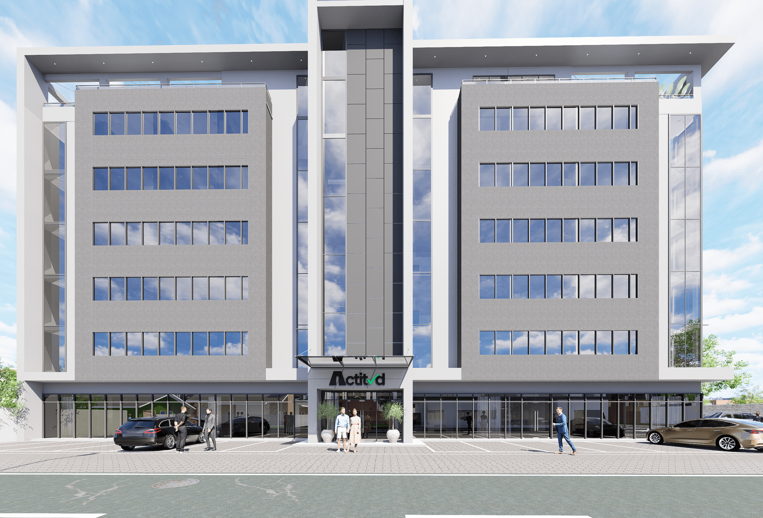 Edificio Actitud - Vista frontal